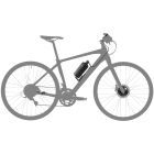 C1 E-BIKE conversion Kit - UK SILVER Disc Brake Tandem - Motor Only