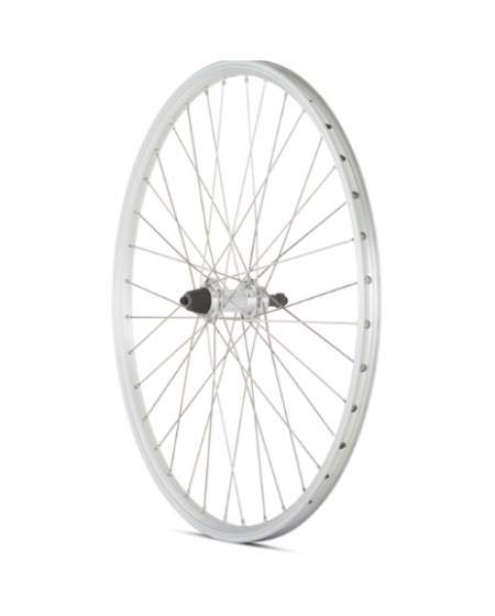 M:PART MTB Rear Quick Release Screw On Wheel silver 26 inch