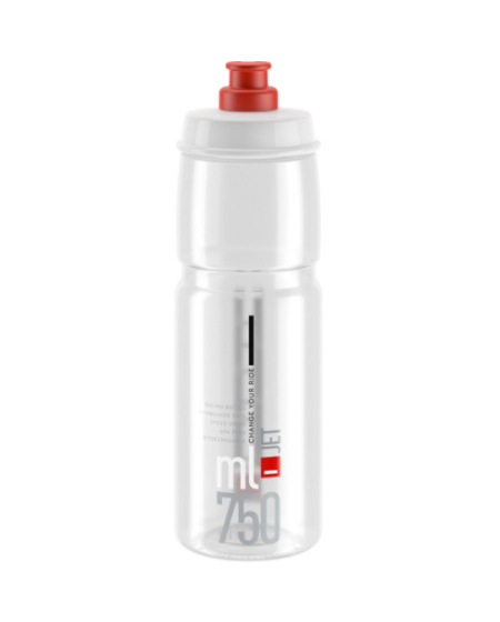 ELITE: Jet Biodegradable clear red logo 750 ml