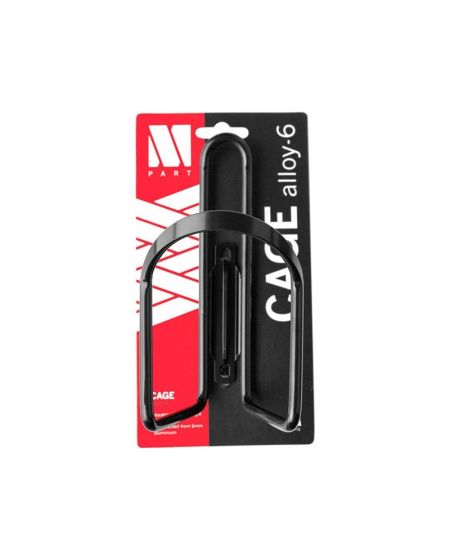 M:PART Bottle cage Alloy - 6 mm aluminium - black 