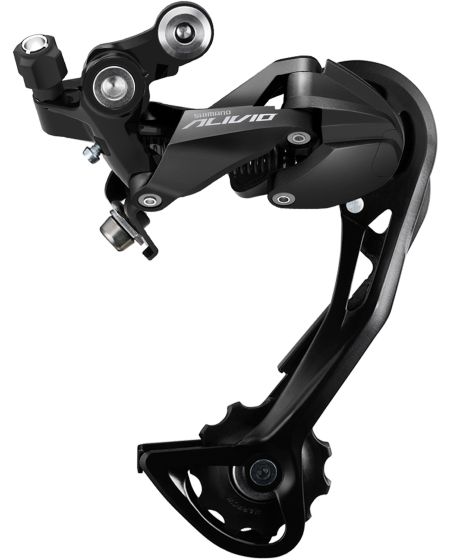 Shimano Alivio RD-M3100 rear derailleur, 9-speed, Shadow design, SGS long cage