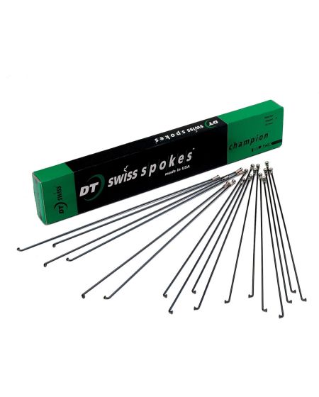 Spoke DT Champion Black 2mm