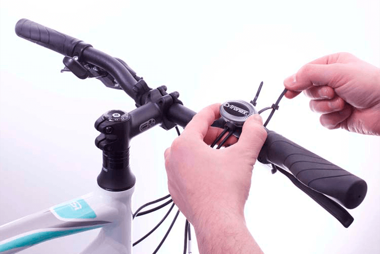 Attach the Boost Button with the two zip ties